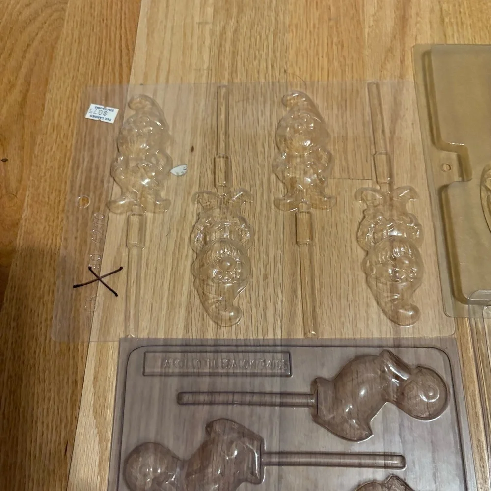 Chocolate Candy Mold Bundle Lot Plastic Noel Christmas Llama Ugly Sweater Duck